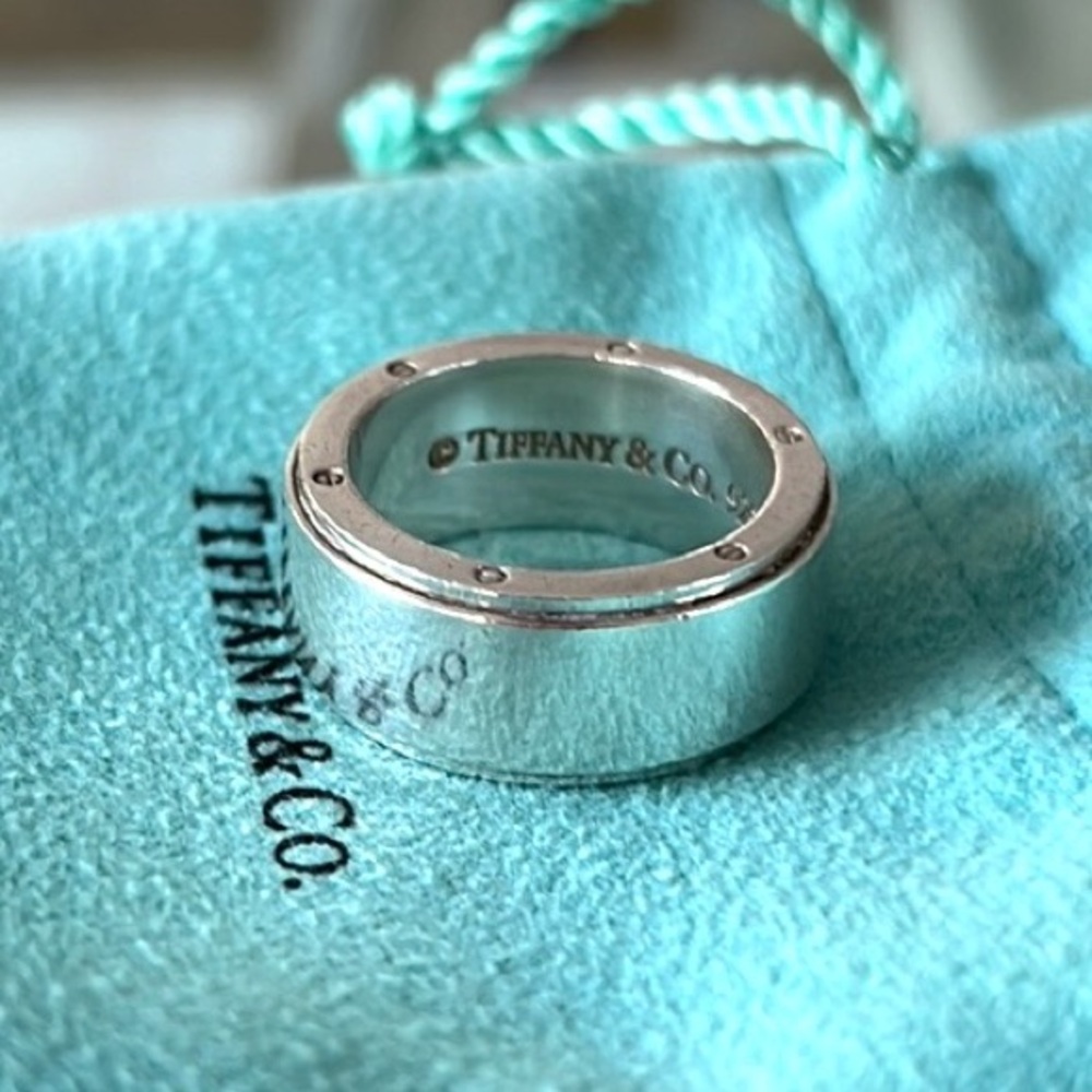 Tiffany Metropolis Sterling Silver Ring Size 7